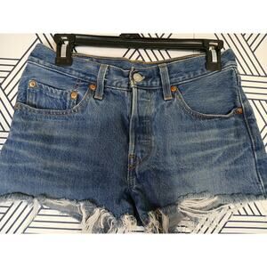 Levi’s 501 cutoff denim shorts vintage Americana Grunge Size 26 Normcore
